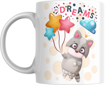 Printed Ceramic Mug | Coffee Mug | Tea Mug | Milk Mug | Designer Mug | 330 ml, Microwave & Dishwasher Safe | Mug for Kids | Mug for Friend, Birthday Gift