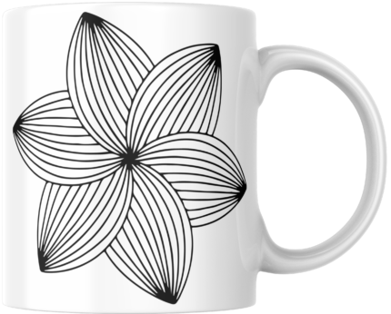 Mandala Printed Ceramic Mug | Coffee Mug | Tea Mug | Milk Mug | Designer Mug | 330 ml, Microwave & Dishwasher Safe | Mug for Kids | Mug for Friend, Birthday Gift